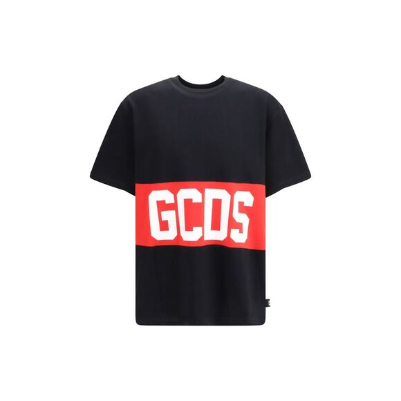 Gcds Men Regular T-Shirt With Logo Band